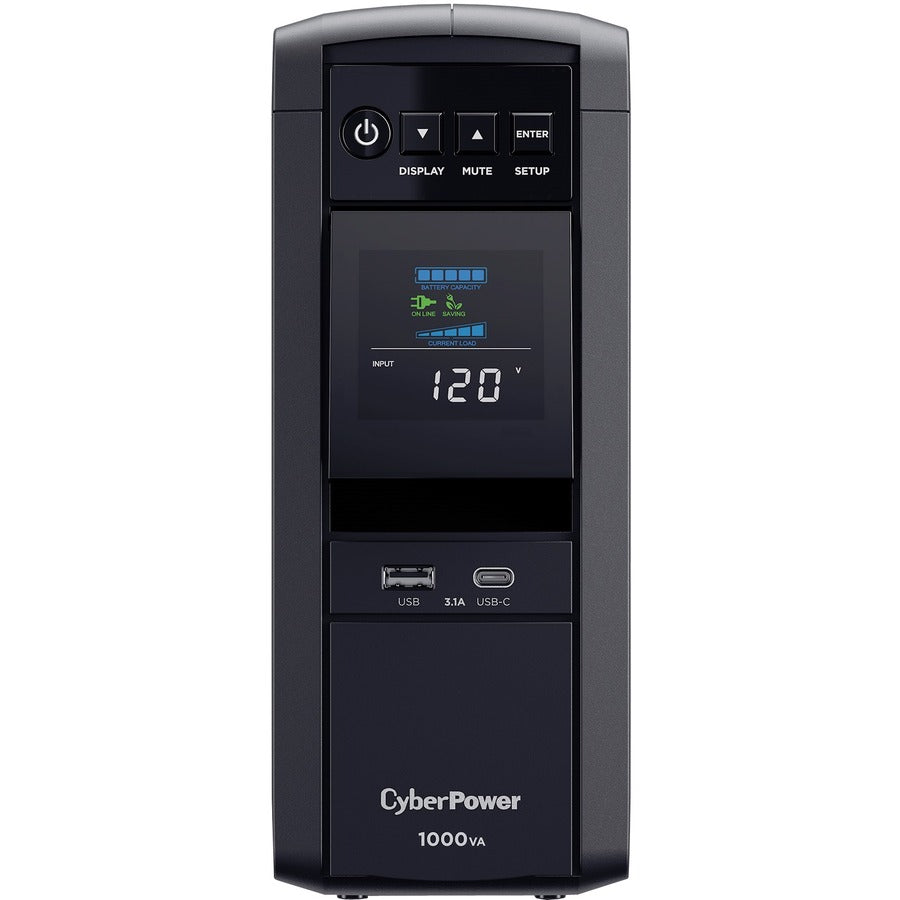 Système d'onduleur CyberPower CyberPower CP1000PFCLCDTAA conforme à la norme TAA CP1000PFCLCDTAA