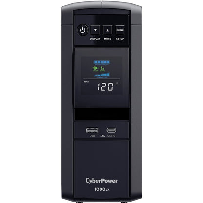 Système d'onduleur CyberPower CyberPower CP1000PFCLCDTAA conforme à la norme TAA CP1000PFCLCDTAA