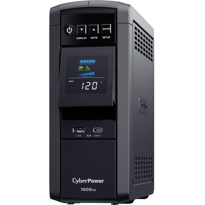 Système d'onduleur CyberPower CyberPower CP1000PFCLCDTAA conforme à la norme TAA CP1000PFCLCDTAA