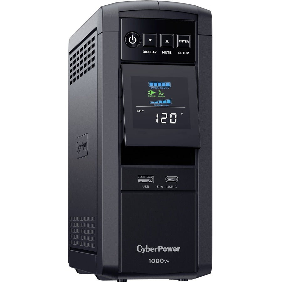 Système d'onduleur CyberPower CyberPower CP1000PFCLCDTAA conforme à la norme TAA CP1000PFCLCDTAA