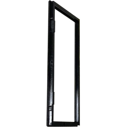 Bague de couleur Tripp Lite par Eaton pour insert de style européen, 22,5 x 45 mm, noir N042E-WHMR