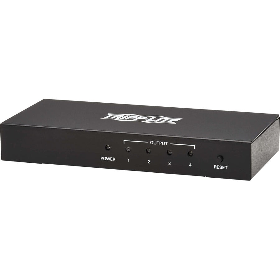Répartiteur HDMI 4 ports Tripp Lite par Eaton - UHD 4K, adaptateurs de prise internationaux B118-004-UHDINT