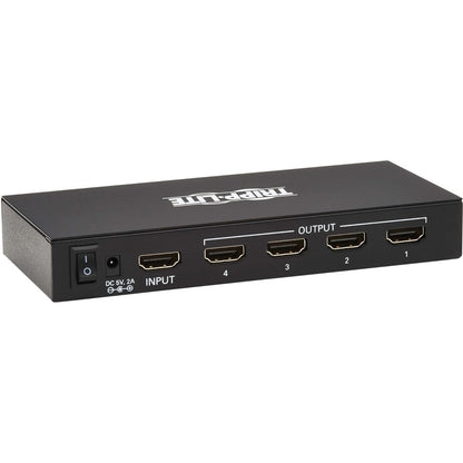Répartiteur HDMI 4 ports Tripp Lite par Eaton - UHD 4K, adaptateurs de prise internationaux B118-004-UHDINT