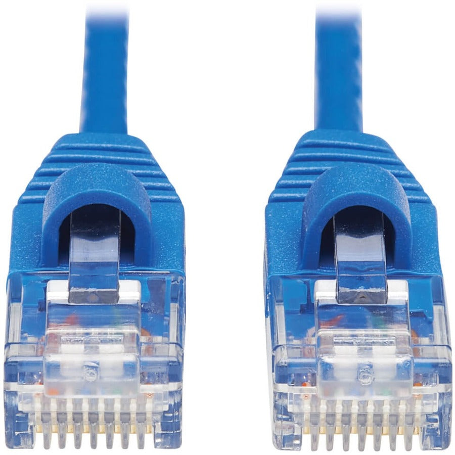 Câble de raccordement réseau UTP moulé Cat6a 10G anti-accroc Tripp Lite by Eaton (M/M), bleu, 15 pi. N261-S15-BL