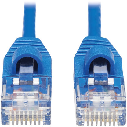 Câble de raccordement réseau UTP moulé Cat6a 10G anti-accroc Tripp Lite by Eaton (M/M), bleu, 15 pi. N261-S15-BL