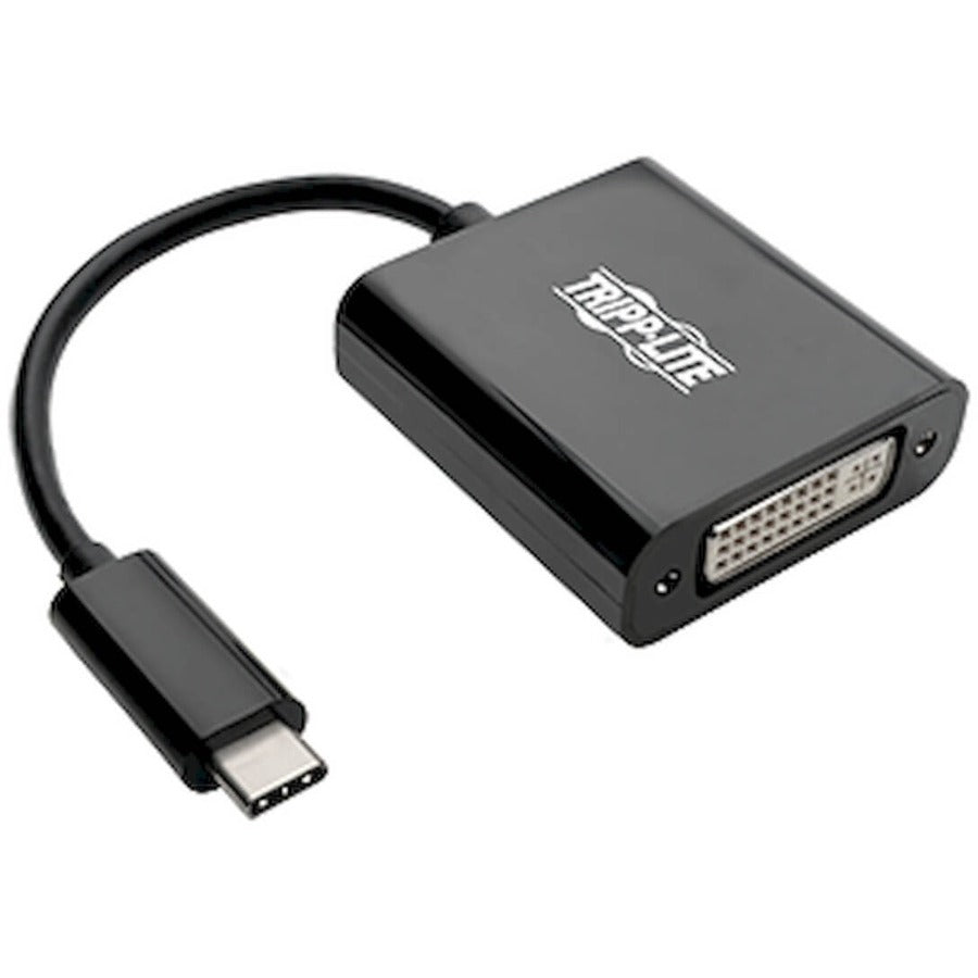 Adaptateur USB-C vers DVI Tripp Lite par Eaton, USB 3.1, Thunderbolt 3, 1080p - M/F, noir U444-06N-DVIBAM