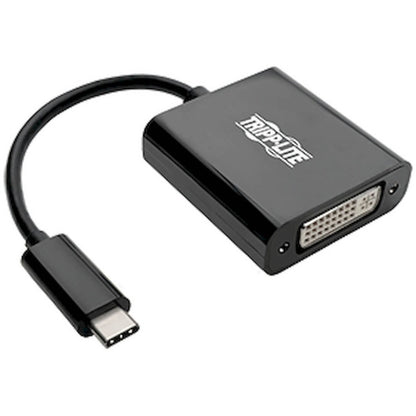 Adaptateur USB-C vers DVI Tripp Lite par Eaton, USB 3.1, Thunderbolt 3, 1080p - M/F, noir U444-06N-DVIBAM