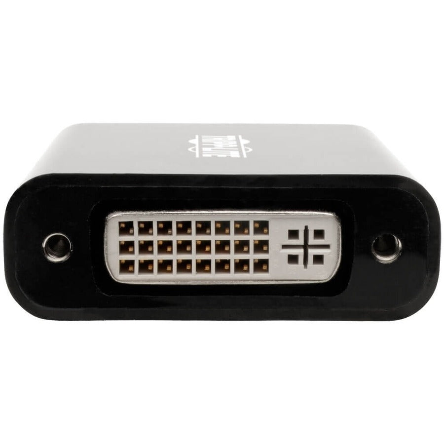 Adaptateur USB-C vers DVI Tripp Lite par Eaton, USB 3.1, Thunderbolt 3, 1080p - M/F, noir U444-06N-DVIBAM