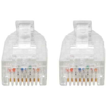 Câble de raccordement UTP Cat6 Tripp Lite par Eaton (RJ45) - M/M, Gigabit, sans accroc, moulé, fin, noir, 2 pi N201-S02-BK