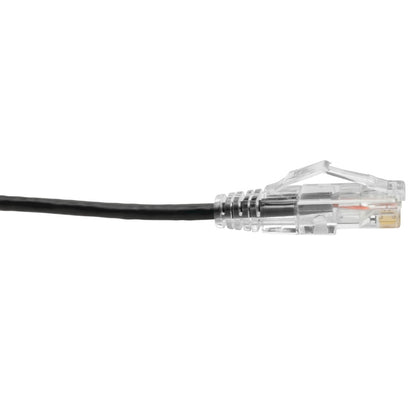 Câble de raccordement UTP Cat6 Tripp Lite par Eaton (RJ45) - M/M, Gigabit, sans accroc, moulé, fin, noir, 2 pi N201-S02-BK