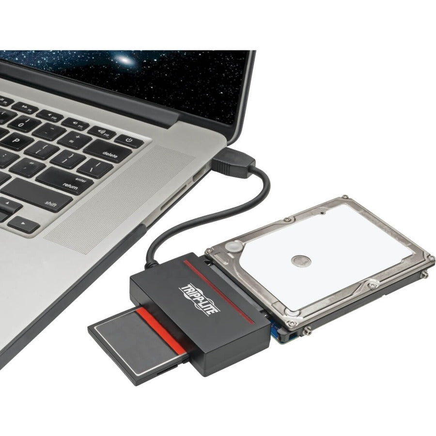 Station d'accueil pour disque dur Tripp Lite by Eaton U338-CF-SATA-5G - Interface hôte USB 3.1 externe - Noir U338-CF-SATA-5G
