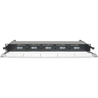 Panneau de boîtier de fibre optique à montage en rack haute densité Tripp Lite 5 cassettes 1URM N482-01U