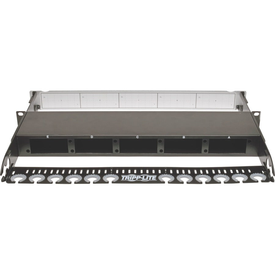 Panneau de boîtier de fibre optique à montage en rack haute densité Tripp Lite 5 cassettes 1URM N482-01U