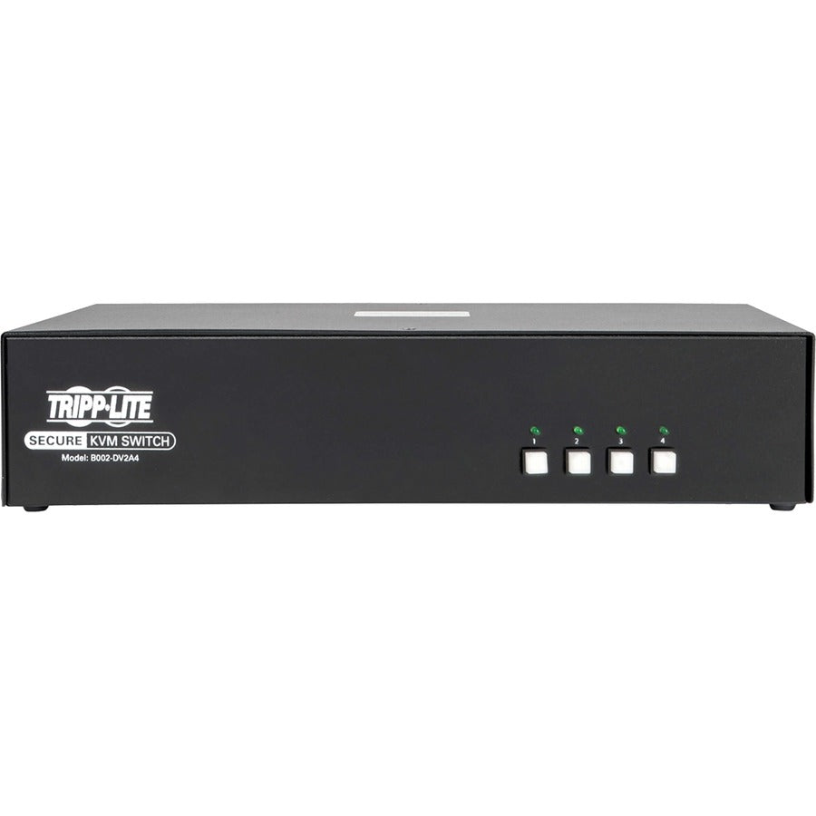 Commutateur KVM DVI-I sécurisé à 4 ports certifié NIAP PP3.0 Tripp Lite par Eaton B002-DV2A4 B002-DV2A4