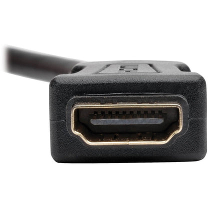 Coupleur HDMI 1 pi Tripp Lite Keystone Montage sur panneau coudé F/F Noir 1' P164-001-KPA-BK