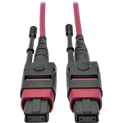 Câble de raccordement multimode MTP/MPO Tripp Lite par Eaton N845-15M-12-MG, magenta, 15 m N845-15M-12-MG