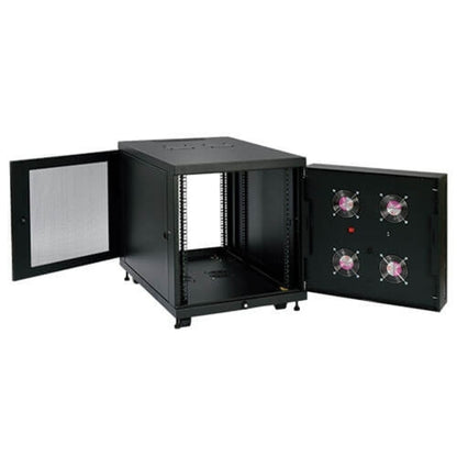 Boîtier industriel au sol 12U SmartRack de Tripp Lite par Eaton (portes et panneaux latéraux inclus) SR12UBFFD
