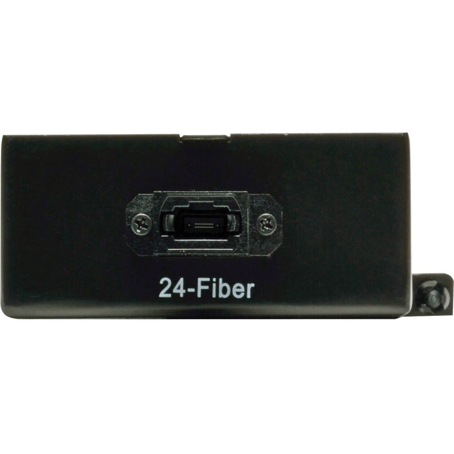 Panneau de brassage 24 fibres Tripp Lite MTP/MPO vers cassette de dérivation x12 LC 10 Gb N482-1M24-LC12