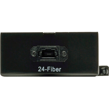 Panneau de brassage 24 fibres Tripp Lite MTP/MPO vers cassette de dérivation x12 LC 10 Gb N482-1M24-LC12