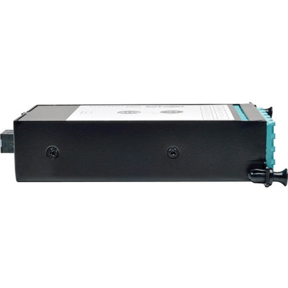 Panneau de brassage 24 fibres Tripp Lite MTP/MPO vers cassette de dérivation x12 LC 10 Gb N482-1M24-LC12
