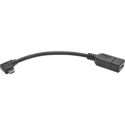 Câble adaptateur hôte Micro USB vers USB OTG (M/F) Tripp Lite by Eaton U052-06N-RA, blanc, 6 pouces U052-06N-RA