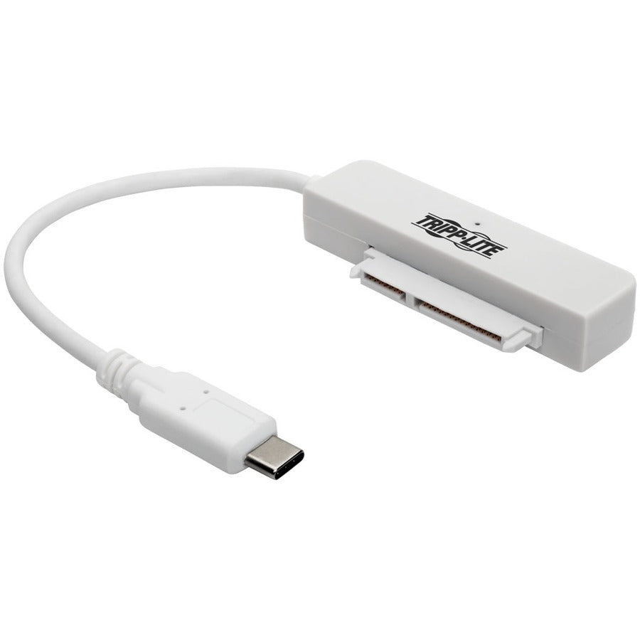 Câble adaptateur USB 3.1 Gen 1 vers SATA III Tripp Lite par Eaton U438-06N-G1-W, blanc U438-06N-G1-W