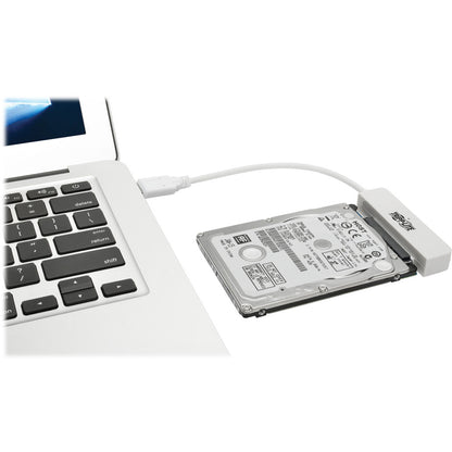 Câble adaptateur USB 3.1 Gen 1 vers SATA III Tripp Lite par Eaton U438-06N-G1-W, blanc U438-06N-G1-W