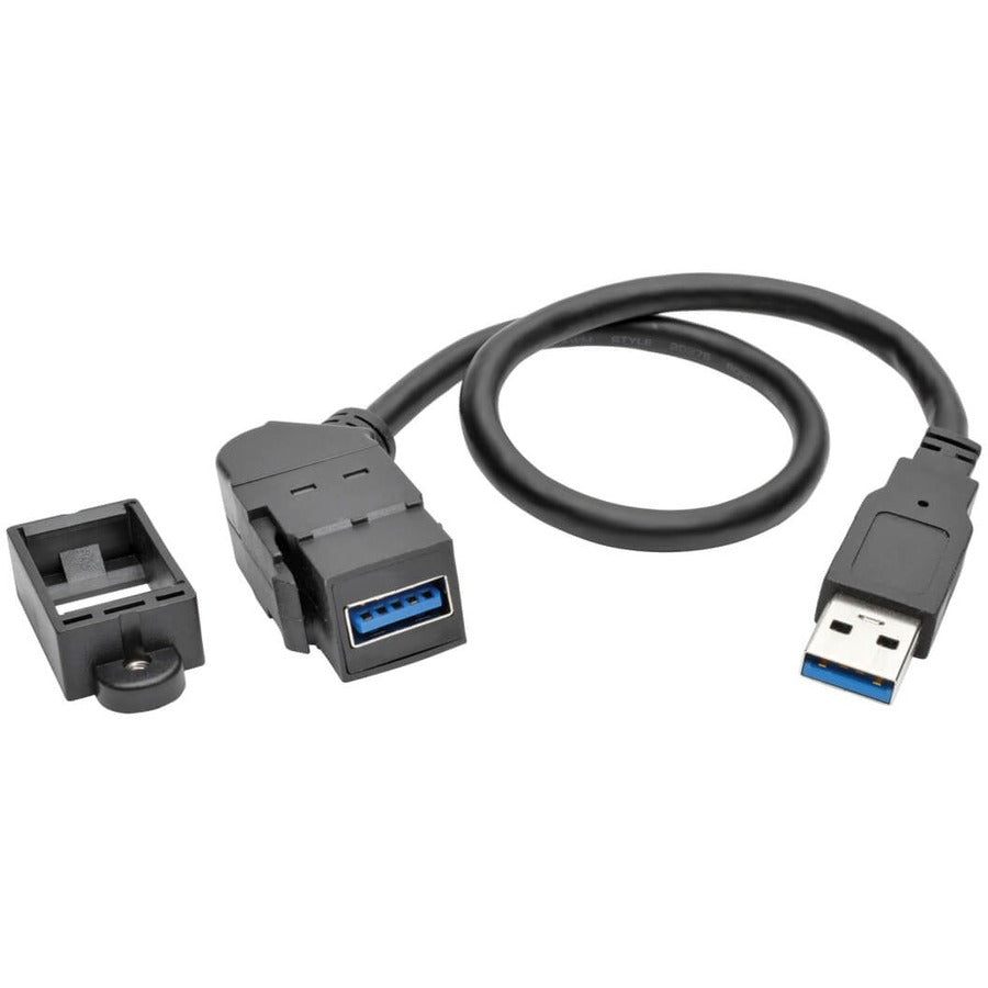 Câble d'extension de transfert de données USB Tripp Lite par Eaton U324-001-KPA-BK U324-001-KPA-BK