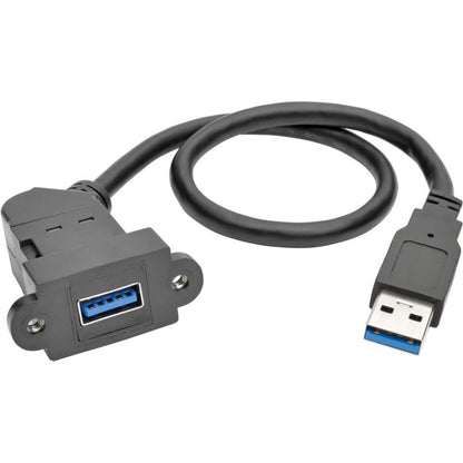 Câble d'extension de transfert de données USB Tripp Lite par Eaton U324-001-KPA-BK U324-001-KPA-BK