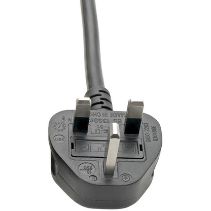 Câble d'alimentation pour ordinateur Tripp Lite 8 pieds Câble britannique C19 vers prise BS-1363 13 A 8' P052-008