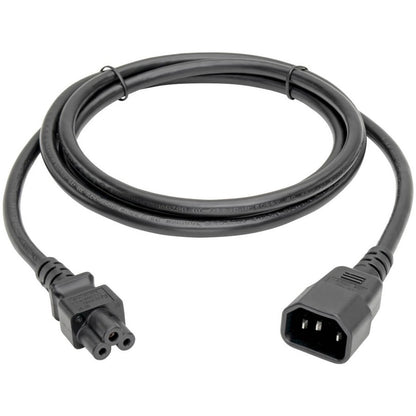 Câble adaptateur d'alimentation pour ordinateur portable Tripp Lite 6 pouces C14 vers C5 2,5 A 18 AWG 6 pouces P014-06N