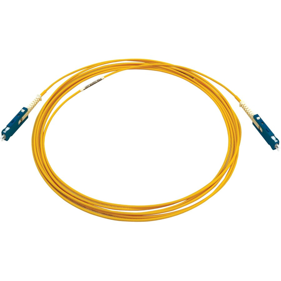 Câble à fibre optique monomode 9/125 OS2 400G Tripp Lite par Eaton N383S-05M, jaune, 5 m (16,4 pi) N383S-05M