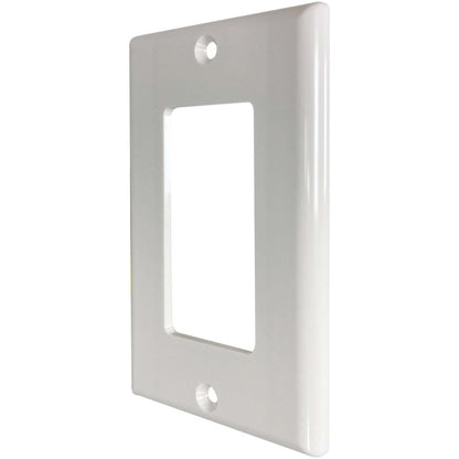 Plaque murale antibactérienne simple Safe-IT de Tripp Lite par Eaton, style Decora, ivoire, TAA N042DAB-001-IV