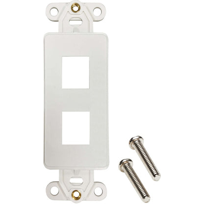 Prise murale antibactérienne à 2 ports Tripp Lite by Eaton N042DAB-002V-IV, ivoire N042DAB-002V-IV