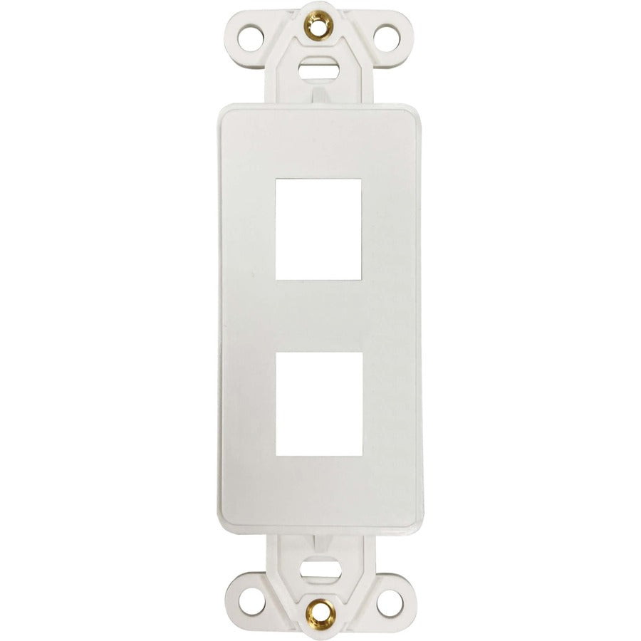 Prise murale antibactérienne à 2 ports Tripp Lite by Eaton N042DAB-002V-IV, ivoire N042DAB-002V-IV