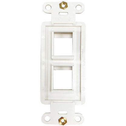 Prise murale antibactérienne à 2 ports Tripp Lite by Eaton N042DAB-002V-IV, ivoire N042DAB-002V-IV