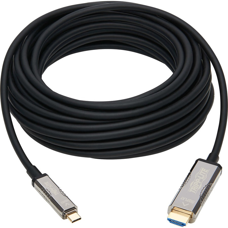 Câble audio/vidéo à fibre optique Tripp Lite par Eaton U444F3-20M-H4K6 U444F3-20M-H4K6