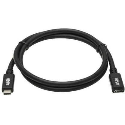 Câble d'extension USB-C Tripp Lite par Eaton U421-003, M/F, noir, 0,9 m (3 pi) U421-003