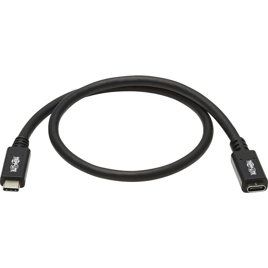 Câble d'extension USB-C Tripp Lite par Eaton U421-20N-G2, M/F, noir, 20 po (0,5 m) U421-20N-G2