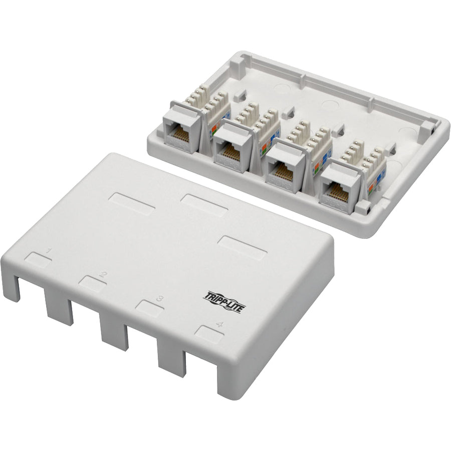 Boîtier de montage Tripp Lite par Eaton N236-004-WH - Blanc N236-004-WH