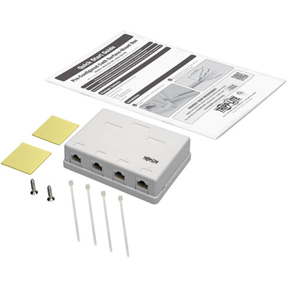Boîtier de montage Tripp Lite par Eaton N236-004-WH - Blanc N236-004-WH