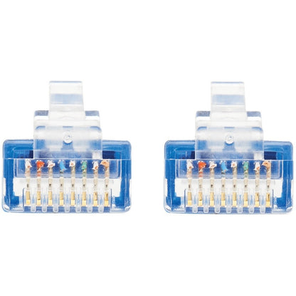 Tripp Lite by Eaton Cat6a 10G Certified Molded Ultra-Slim UTP Ethernet Cable (RJ45 M/M), Blue, 1 ft. N261-UR01-BL