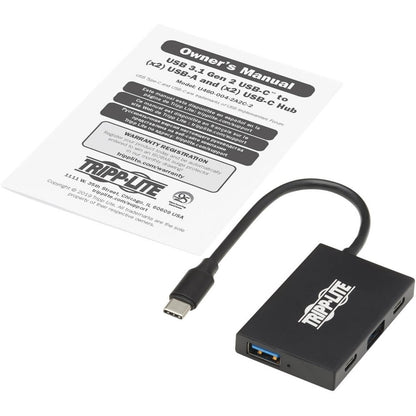 Hub USB-C 4 ports Tripp Lite par Eaton U460-004-2A2C-2 U460-004-2A2C-2