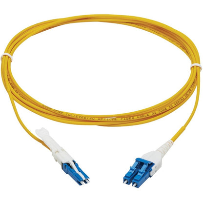 Câble à fibre optique monomode duplex 400 Gb 9/125 OS2 Tripp Lite par Eaton N381L-05M, jaune, 5 m N381L-05M