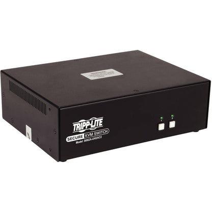 Commutateur KVM sécurisé à 2 ports pour deux écrans Tripp Lite par Eaton, HDMI - 4K, NIAP PP3.0, audio, CAC, TAA B002A-UH2AC2