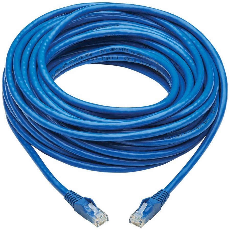 Câble de raccordement réseau UTP Cat6 anti-accroc Tripp Lite by Eaton (RJ45 M/M), bleu, 50 pi. N201P-050-BL