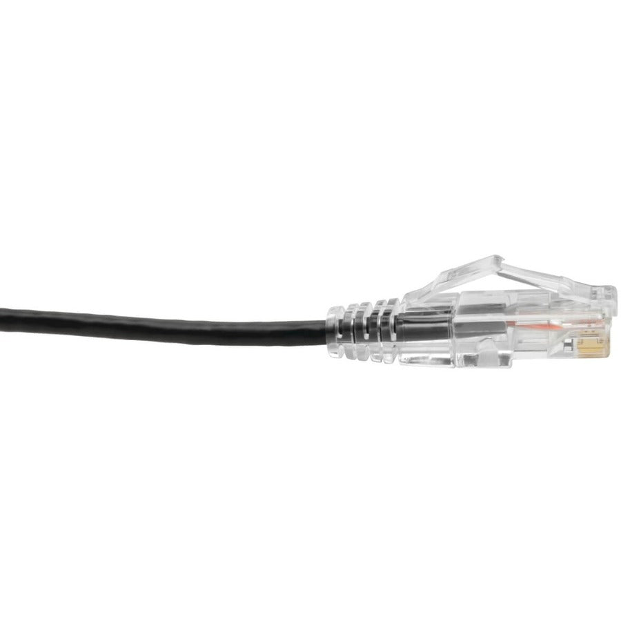 Câble de raccordement UTP Cat6 Tripp Lite par Eaton (RJ45) - M/M, Gigabit, sans accroc, moulé, fin, noir, 6 pi. N201-S06-BK