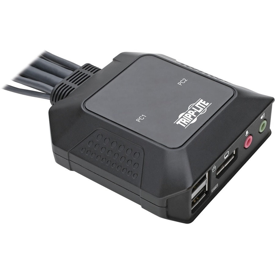 Commutateur KVM DisplayPort 1.1/USB à 2 ports Tripp Lite par Eaton B032-DPUA2 B032-DPUA2