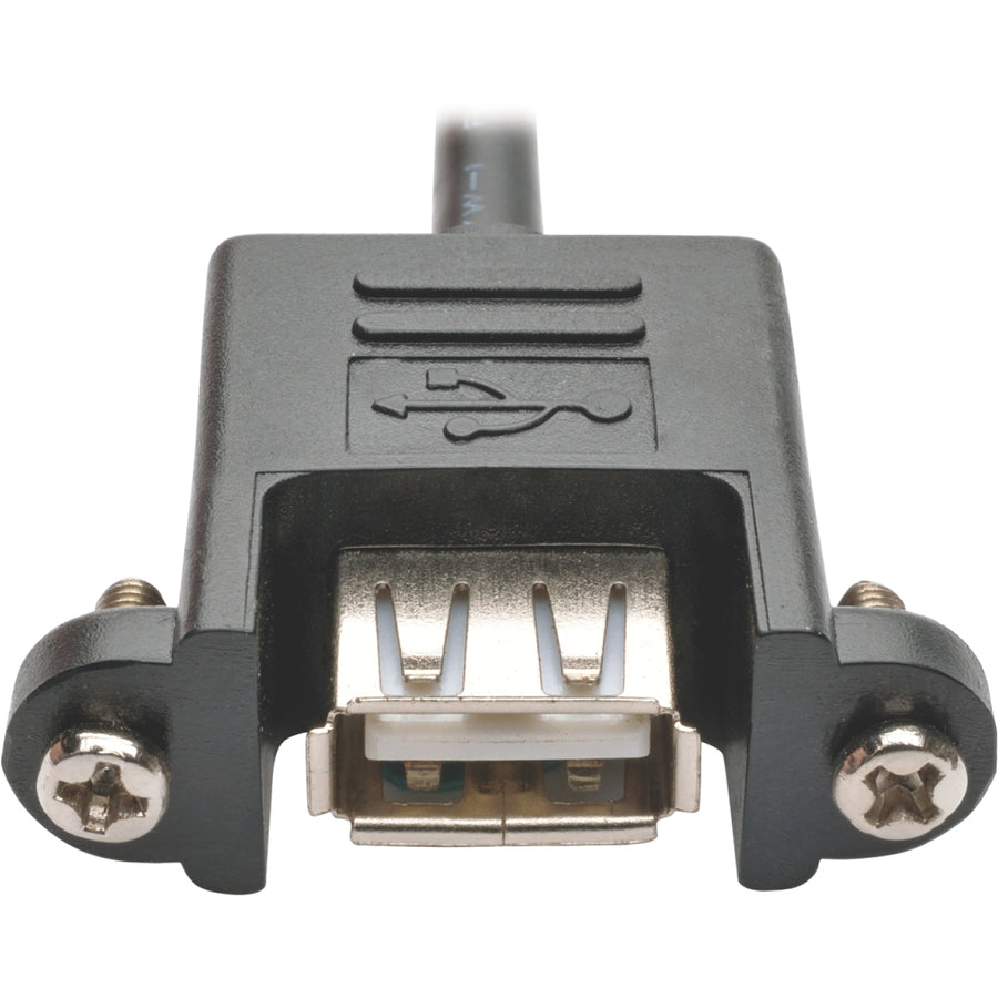 Câble de montage sur panneau haute vitesse USB 2.0 Tripp Lite par Eaton U024-003-5P-PM, 3 pieds U024-003-5P-PM