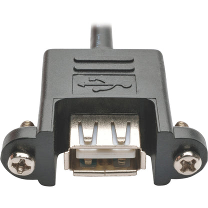 Câble de montage sur panneau haute vitesse USB 2.0 Tripp Lite par Eaton U024-003-5P-PM, 3 pieds U024-003-5P-PM